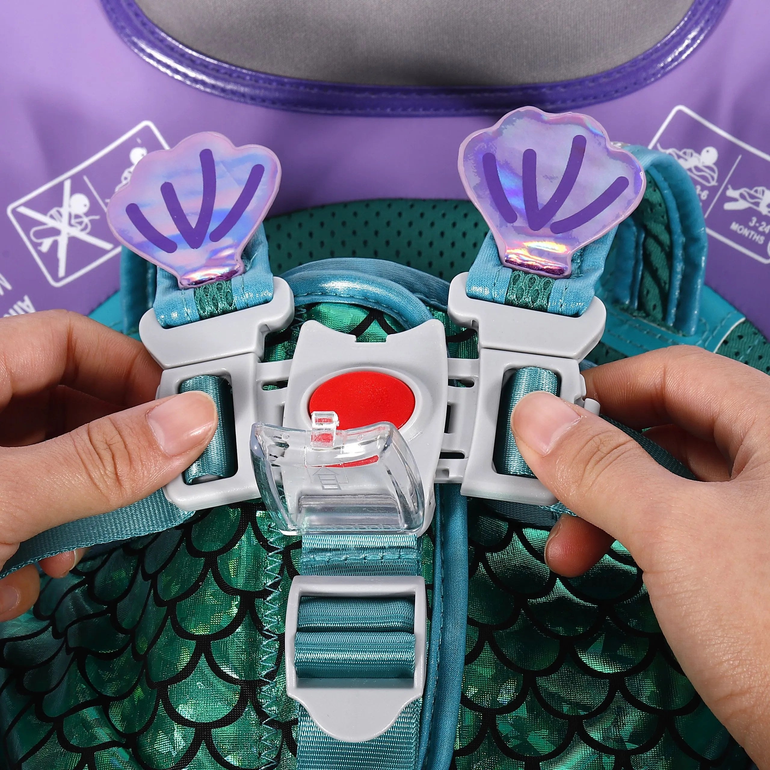 Heccei FoamCore™ Waterproof Deluxe Baby Float - Mermaid