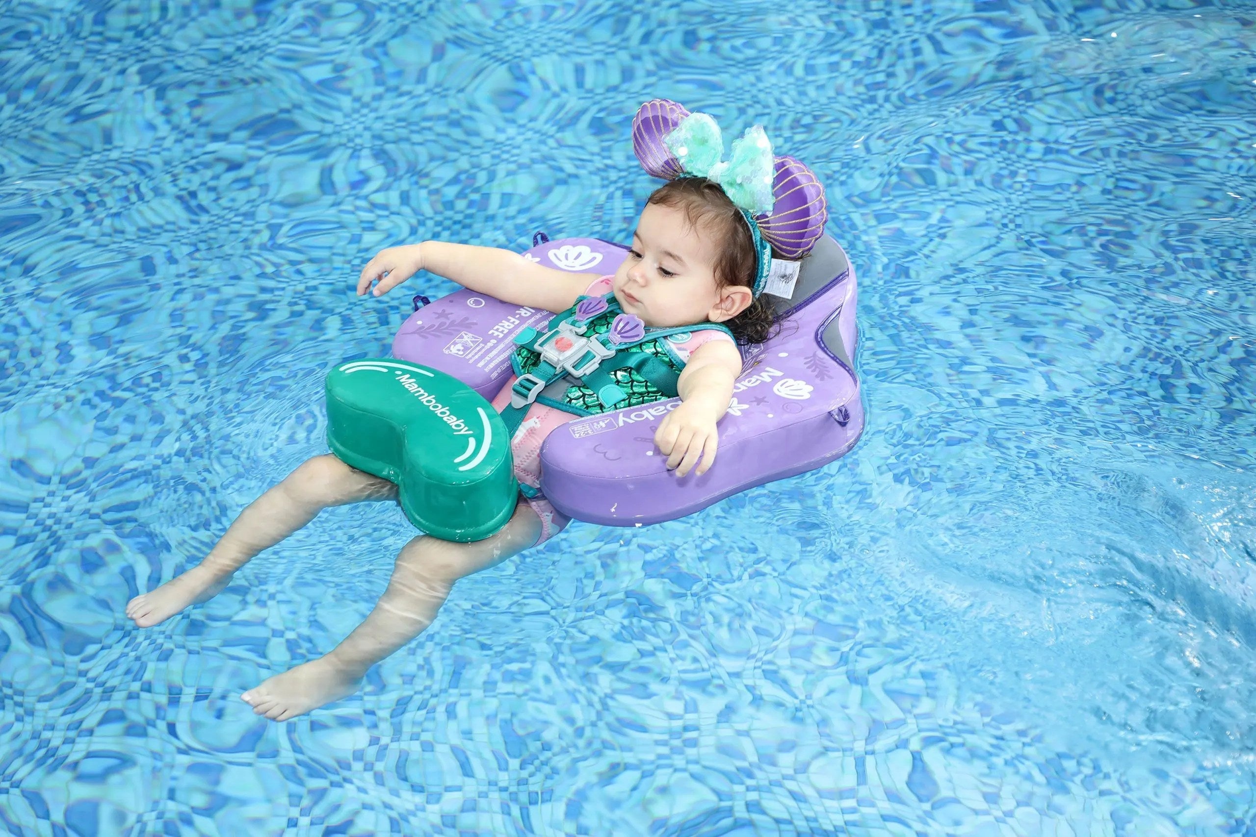 Heccei FoamCore™ Waterproof Deluxe Baby Float - Mermaid