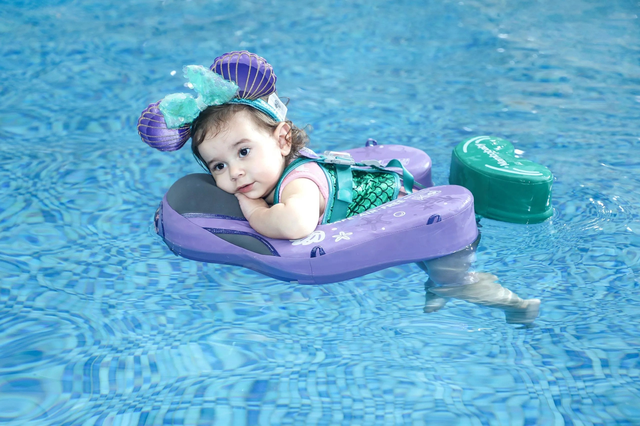 Heccei FoamCore™ Waterproof Deluxe Baby Float - Mermaid