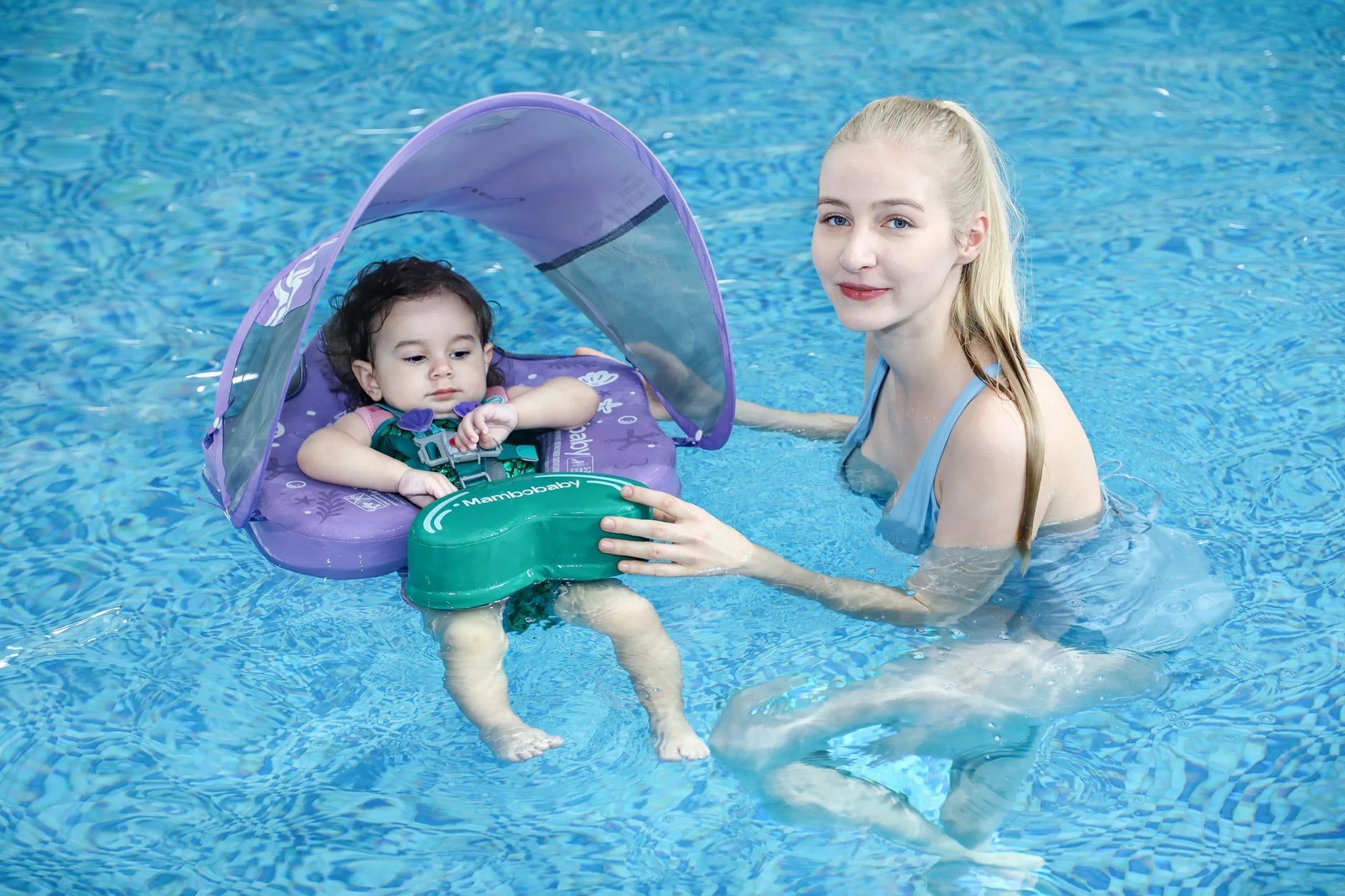 Heccei FoamCore™ Waterproof Deluxe Baby Float - Mermaid