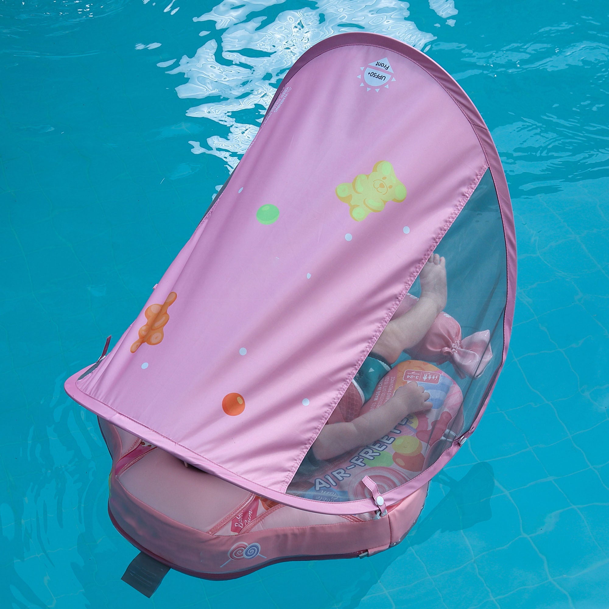 Heccei FoamCore™ Waterproof Deluxe Baby Float - Candy