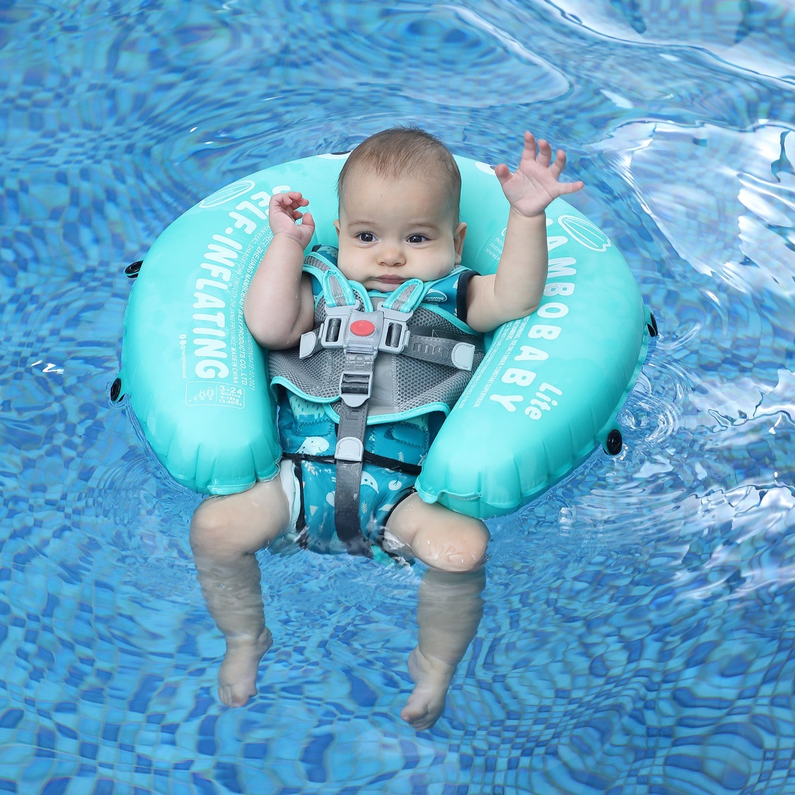 Heccei SelfAir™ Lite Baby Float With UPF50+ Canopy