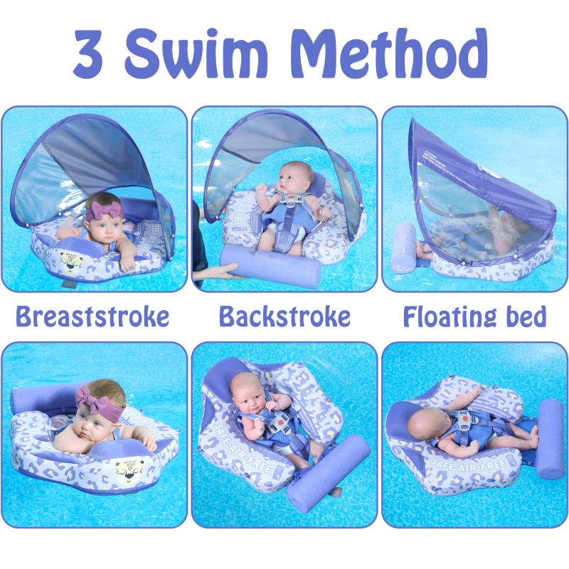 Heccei FoamCore™ Waterproof Deluxe Baby Float - Leopard