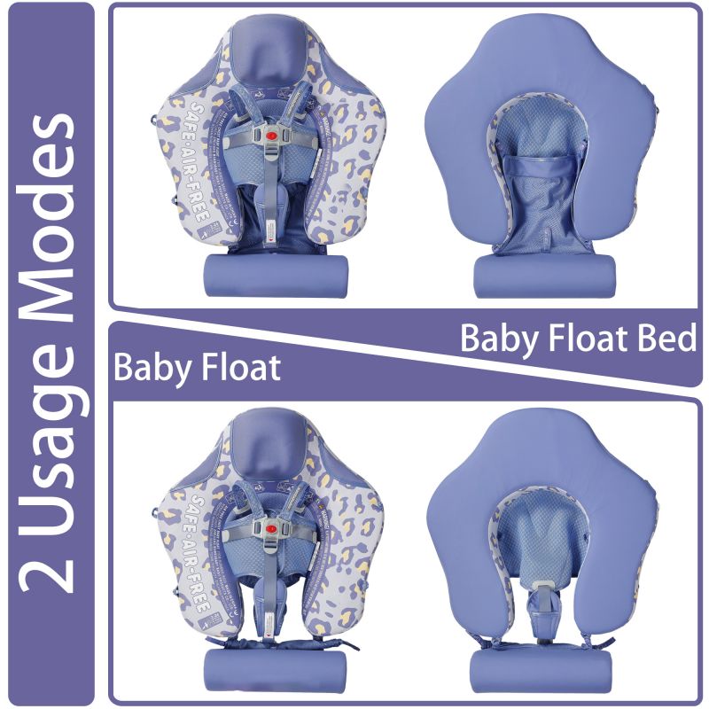 Heccei FoamCore™ Waterproof Deluxe Baby Float - Leopard