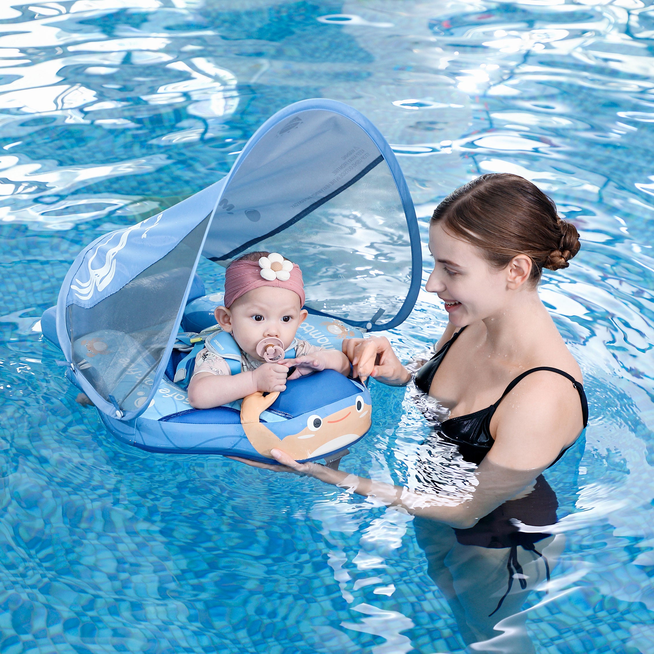 Heccei FoamCore™ Waterproof Deluxe Baby Float - Crab