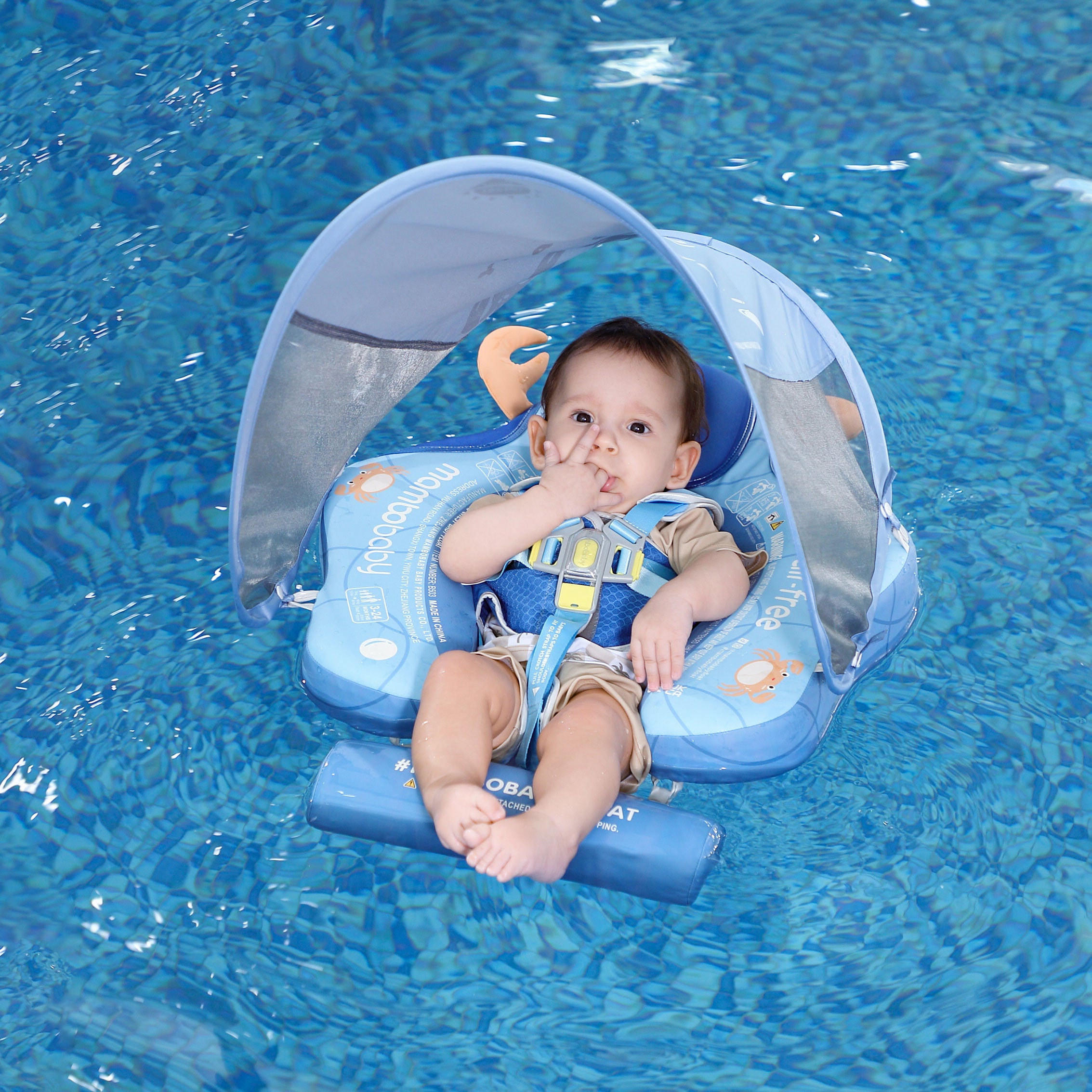 Heccei FoamCore™ Waterproof Deluxe Baby Float - Crab