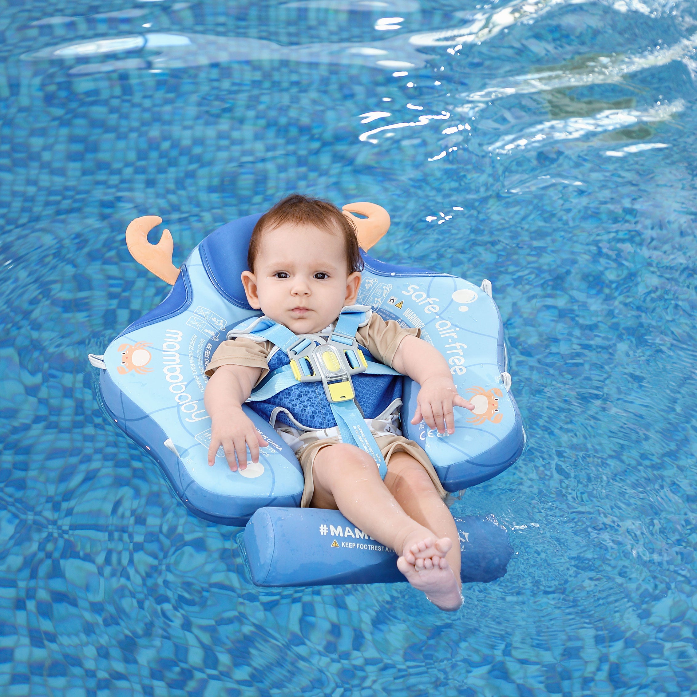 Heccei FoamCore™ Waterproof Deluxe Baby Float - Crab