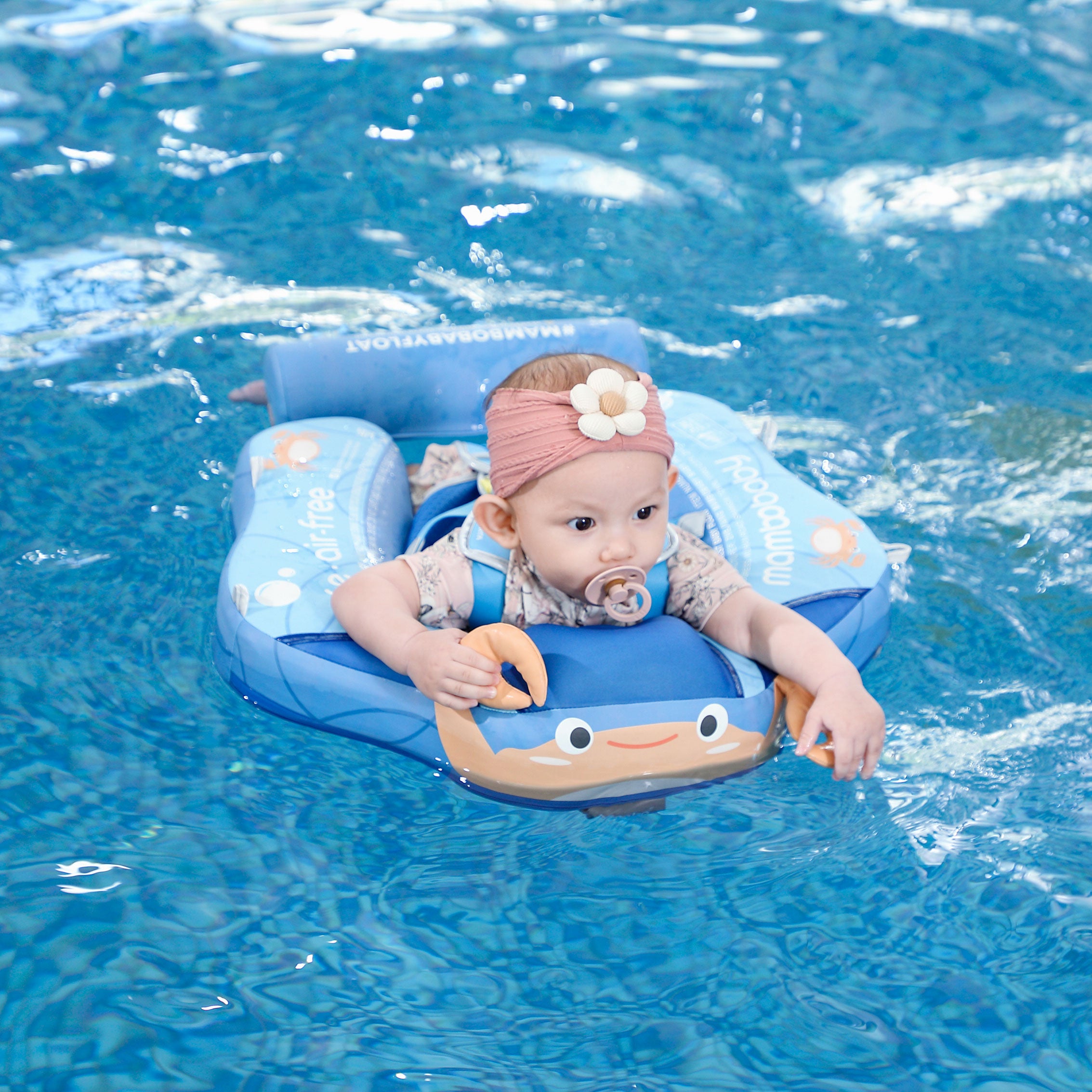 Heccei FoamCore™ Waterproof Deluxe Baby Float - Crab