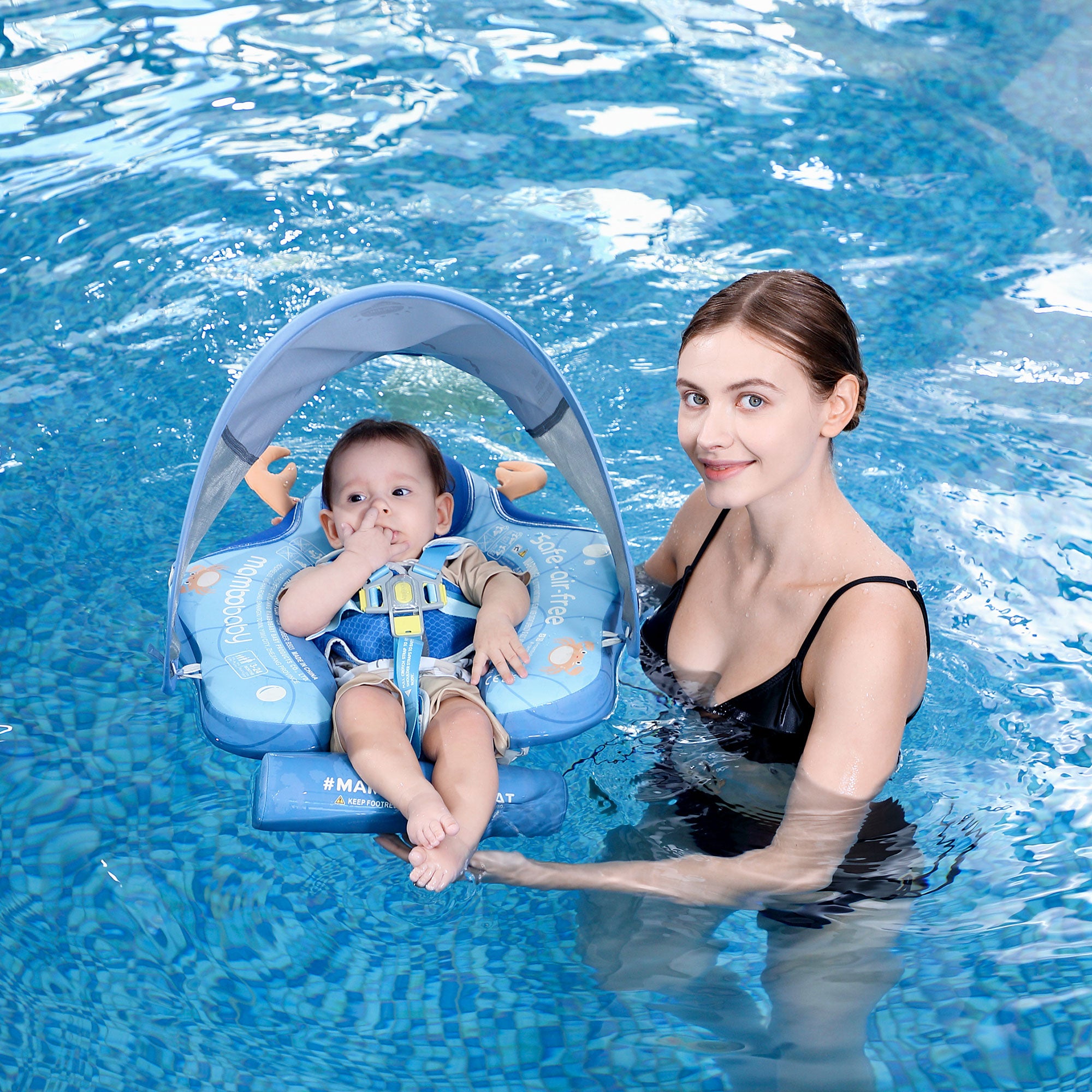 Heccei FoamCore™ Waterproof Deluxe Baby Float - Crab