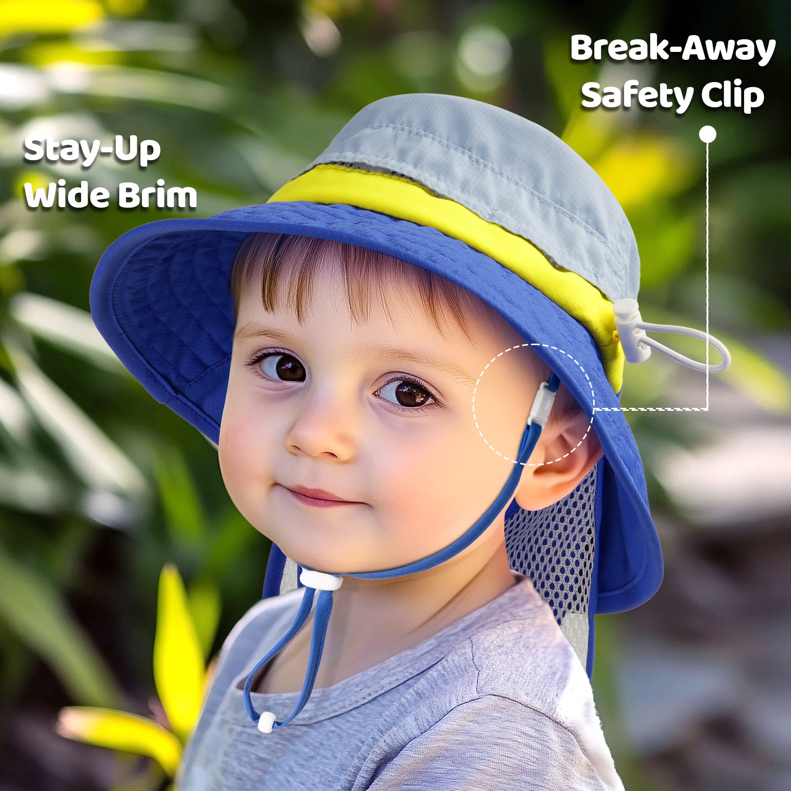 Heccei SkyCandy Sun Hat with Neck Flap