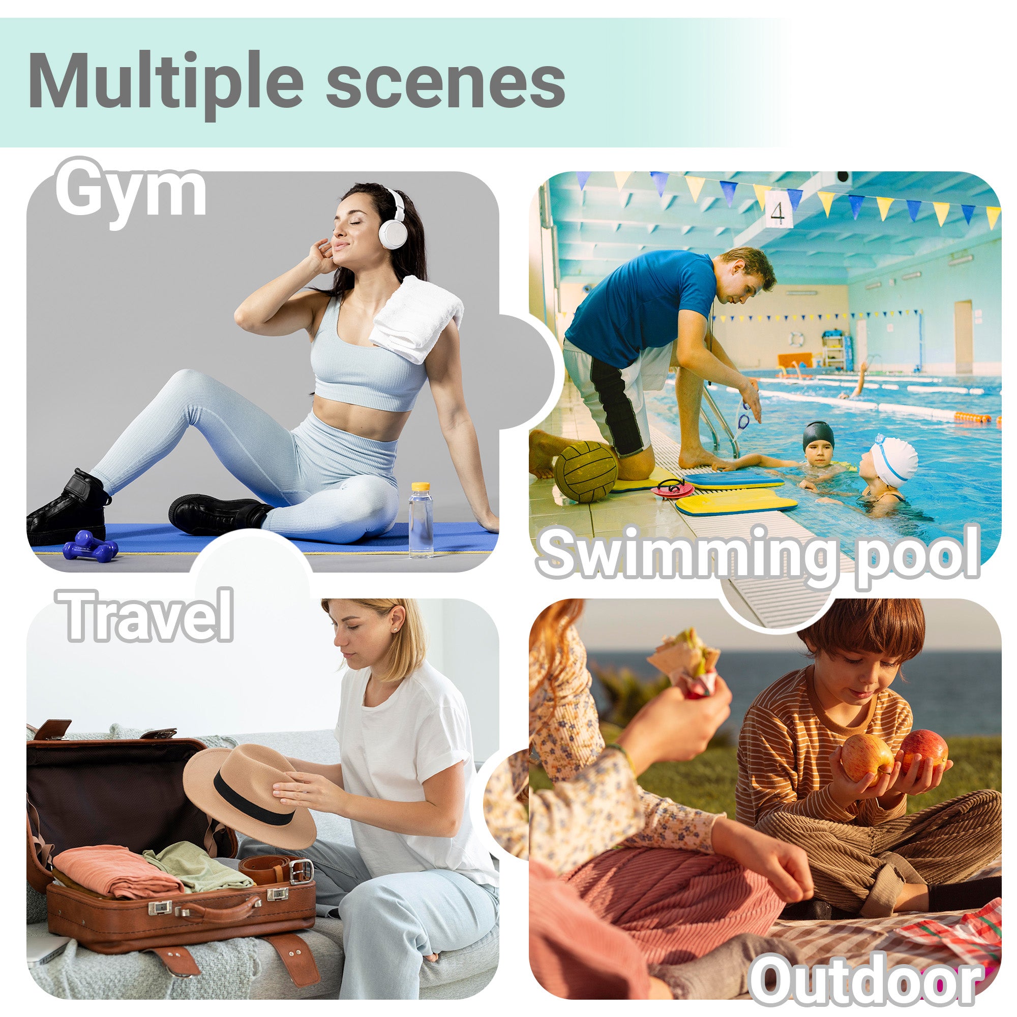 Heccei Wet Dry Bag Set 2 Pack