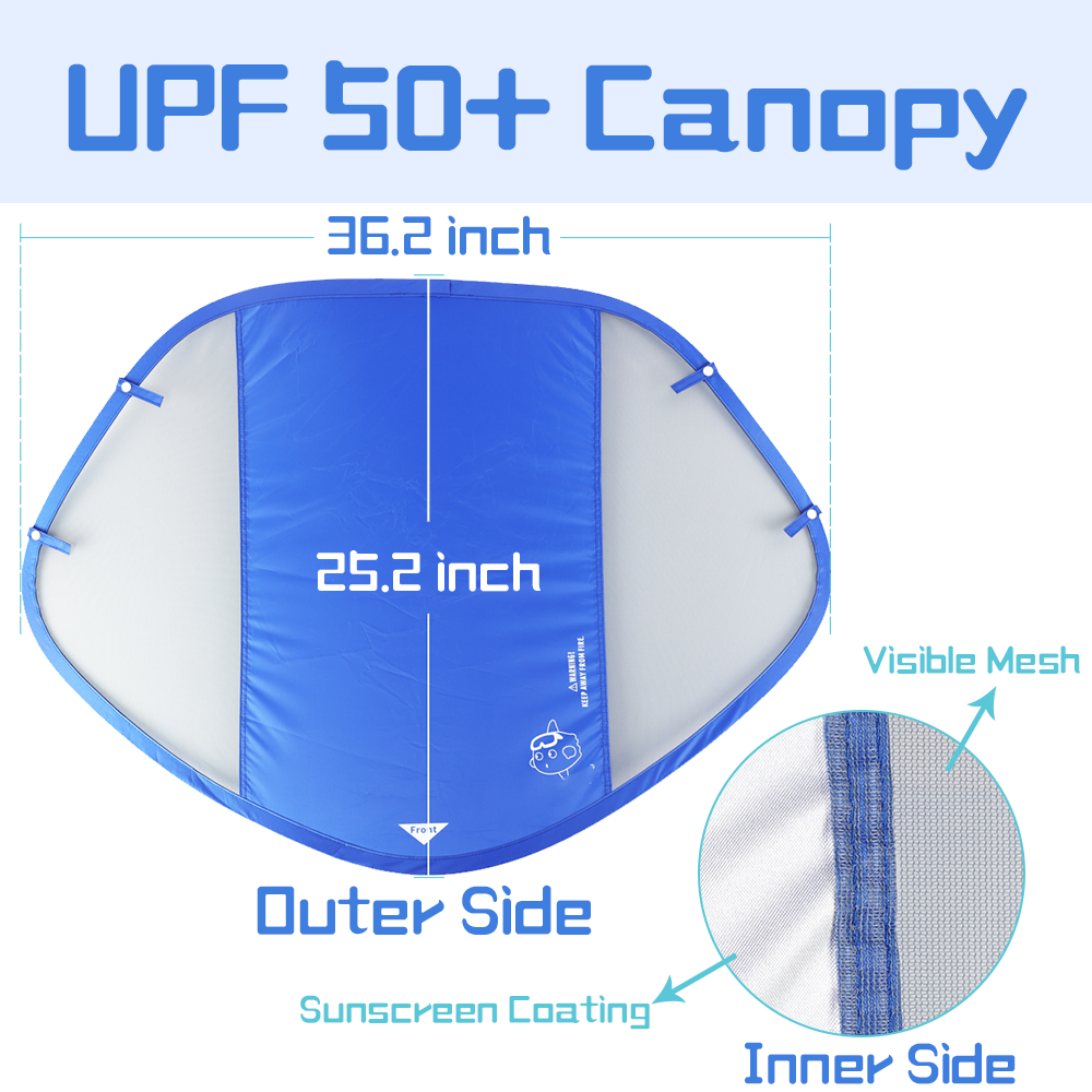 Heccei Baby Float Accessories UPF50+ Canopy