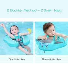 [Deluxe Edition]Mambobaby Swim Ring Float (Warerproof skin-friendly leather) | Heccei
