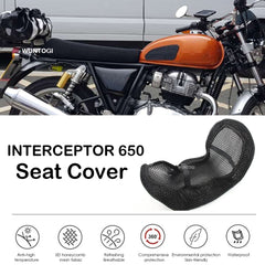 Interceptor 650 Accessories Motorcycle Seat Cover for Royal Enfield INTERCEPTOR 650 2018-2022 Seat Non-slip Cushion