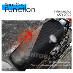 Interceptor 650 Accessories Motorcycle Seat Cover for Royal Enfield INTERCEPTOR 650 2018-2022 Seat Non-slip Cushion
