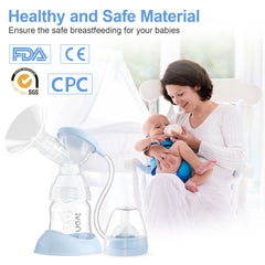 NCVI Electric Double Breast Pumps,Nursing Hospital Grade Breastfeeding Pump Strong Suction Power with Two Sizes Flange Choose