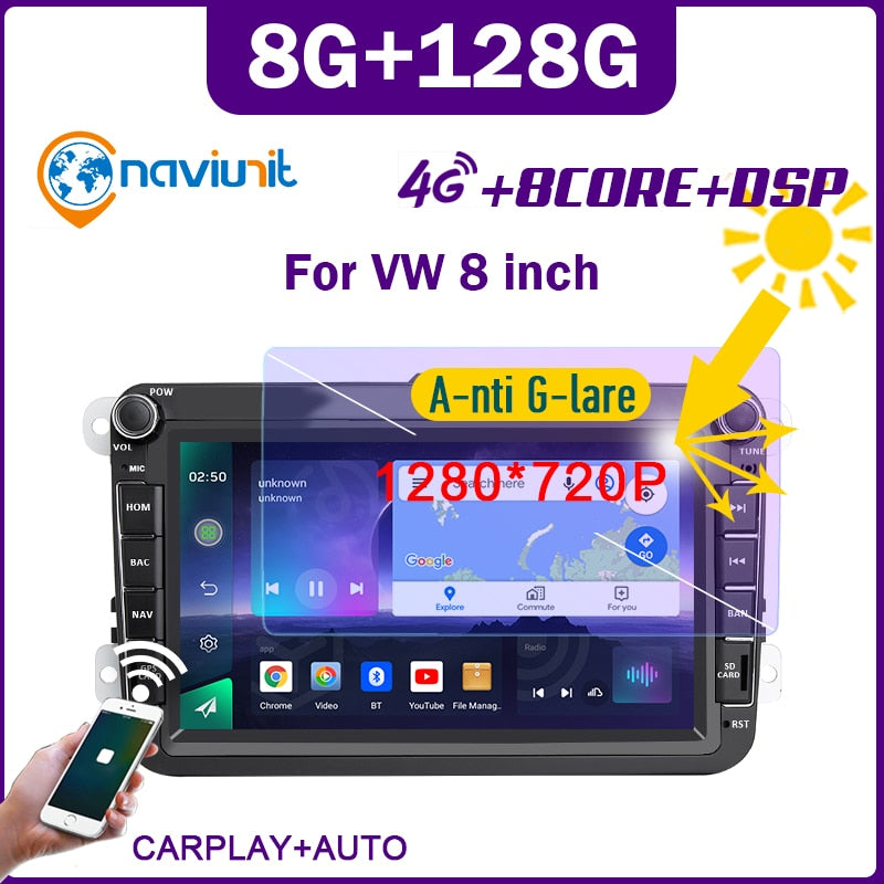 2 Din Android 11 Car Radio with Screen For Volkswagen VW Passat b7 POL