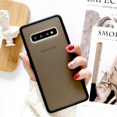 Matte Silicone Shockproof Bumper Phone Case For Samsung Galaxy Note 10 Pro 9 8 S10 S9 S8 S20 Plus S10E A51 A71 A21 A81 A91 Cover