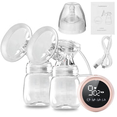 Electric Breast Pump Bilateral Unilateral USB Silent Portable Automatic Massage Milk Extractor Baby Breastfeeding Accessories
