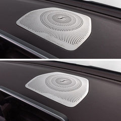 Dashboard Loudspeaker Cover Stickers Trim Accessories LHD For Mercedes Benz W205 GLC C Class C180 C200 Car Styling Audio Speaker
