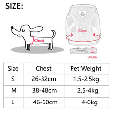 Nylon Mesh Cat Harness And Leash Breathable Kitten Cats Harnesses Small Dog Puppy Harness For French Bulldog Chihuahua Pug
