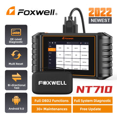 FOXWELL NT710 Car Diagnostic Tools OBD2 Scanner Automotivo Car Diagnostic Tool Full System Scanner Bidirectional/ Active Test