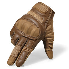Touchscreen PU Leather Motorcycle Full Finger Gloves Protective Gear Racing Pit Bike Riding Motorbike Moto Motocross Enduro