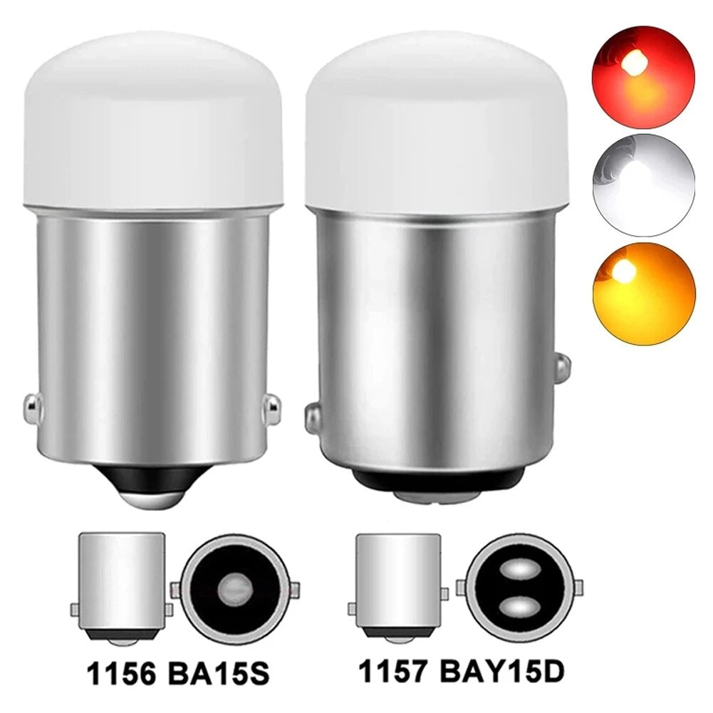 Kaufe 2 Stück 1156 BA15S P21W LED-Lampen 1157 P21/5W BAY15D LED-Auto-Rücklicht-Bremslichter  Rückfahrscheinwerfer Tagfahrlicht Signalleuchte