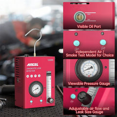 ANCEL S3000 Smoke Leak Detector EVAP Smoke Machine Diagnostic Tool Vacuum Tester Fuel Pipe Leakage Locator for Car Motorcycle
