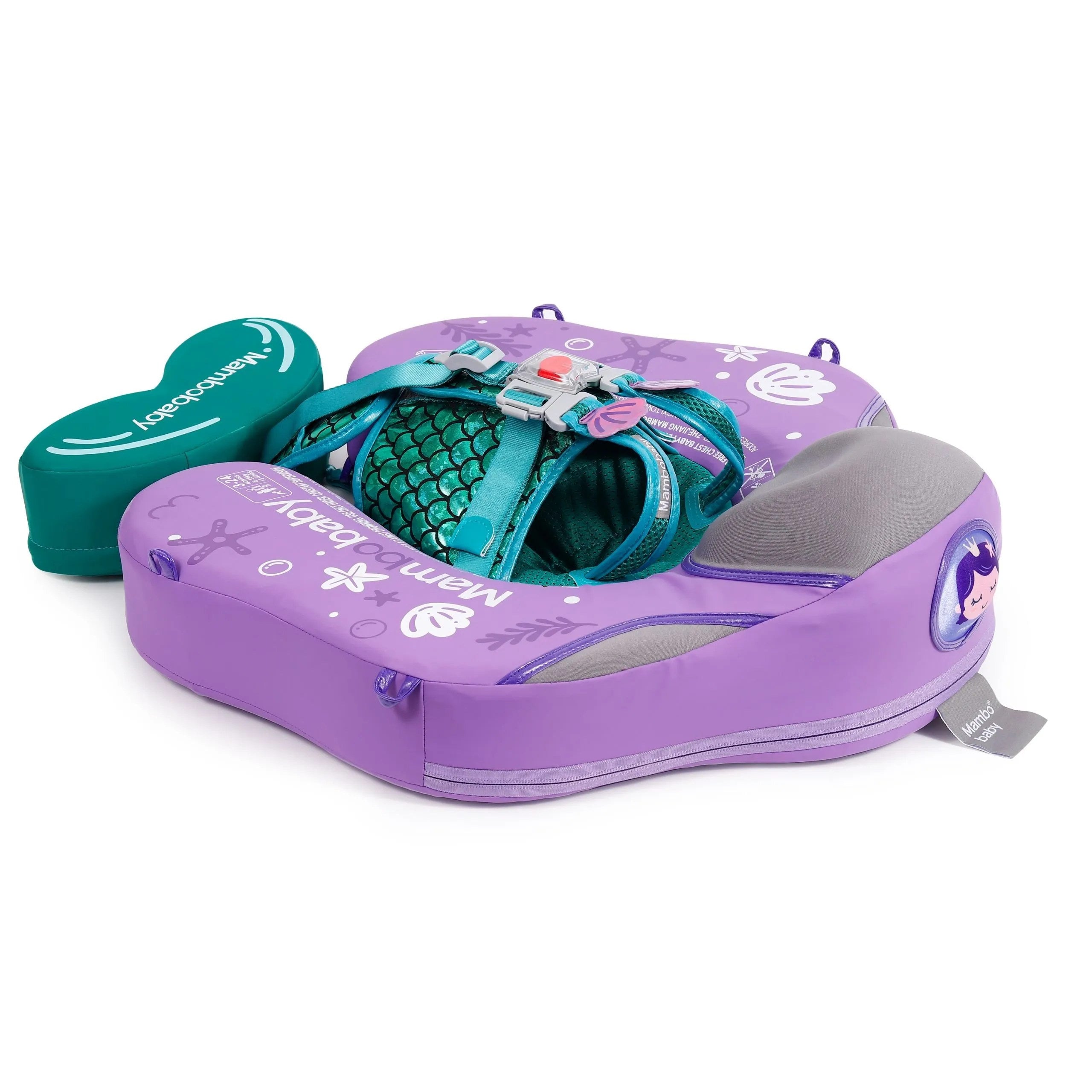 Heccei FoamCore™ Waterproof Deluxe Baby Float - Mermaid