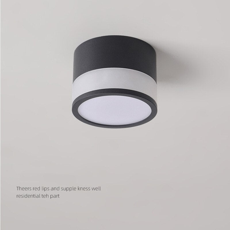 New LED round ceiling 9w/12w nordic macaron lamp with spotlight lamp corridor lamp living room home AC85-265V