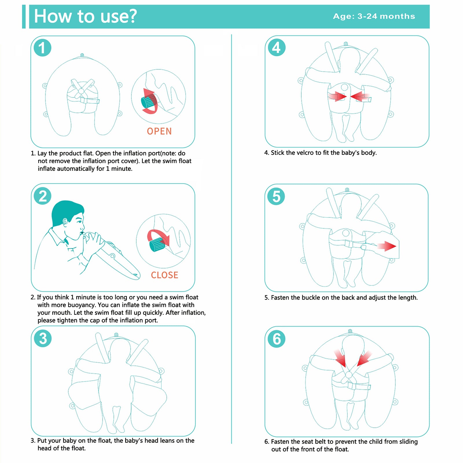 HECCEI SelfAir™ Lite Baby Float