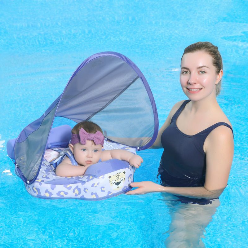 Heccei FoamCore™ Waterproof Deluxe Baby Float - Leopard