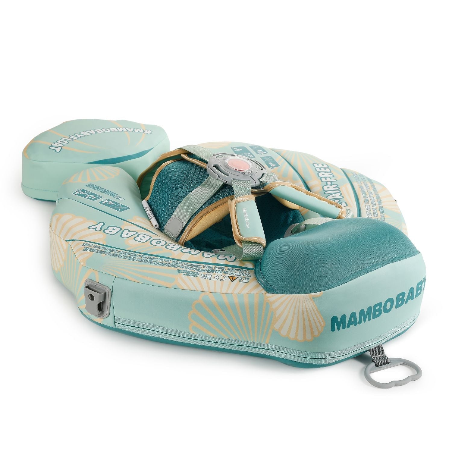 Heccei Baby Swim Float Seashell With UPF50+ Canopy