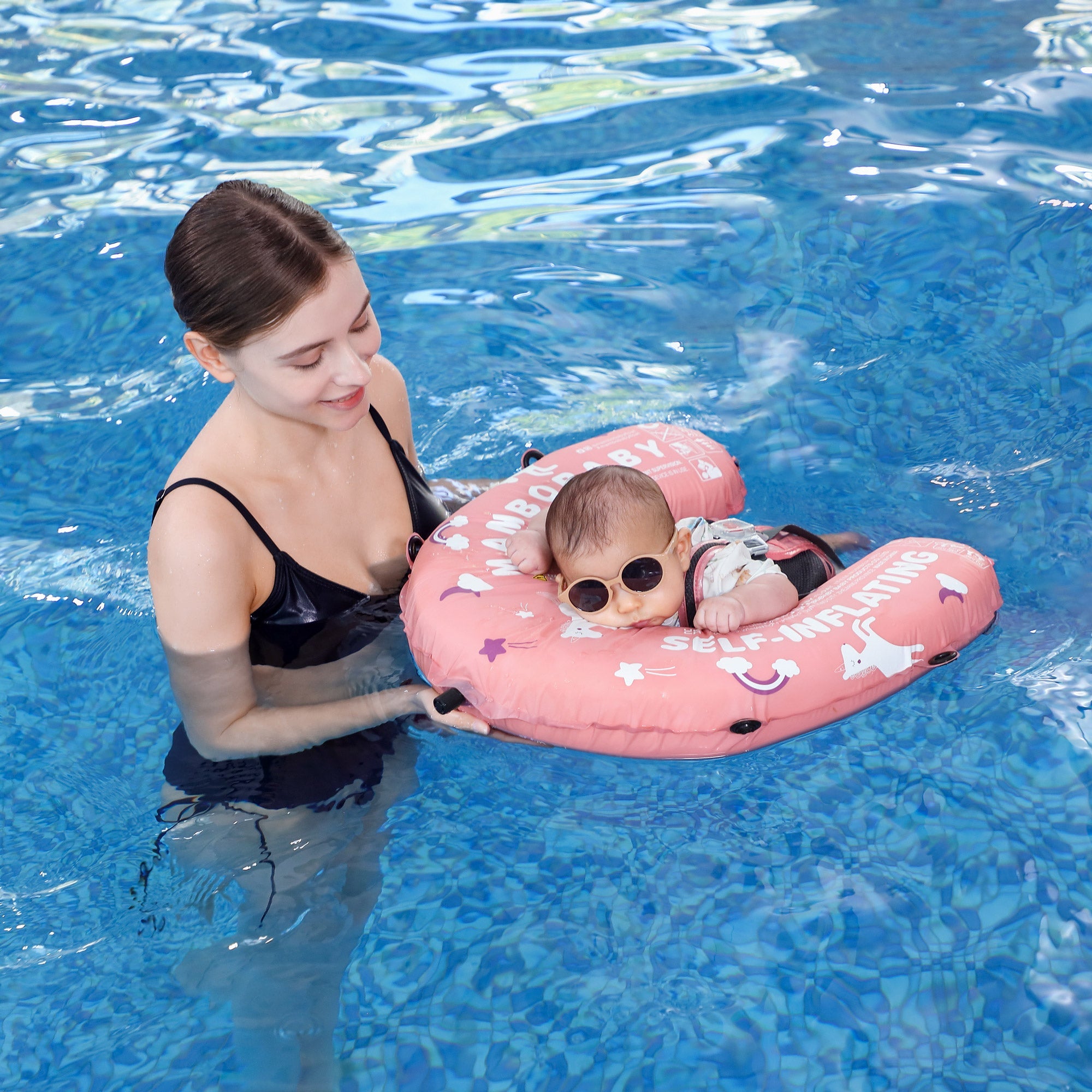 Heccei Baby Self-Inflating Swim Float