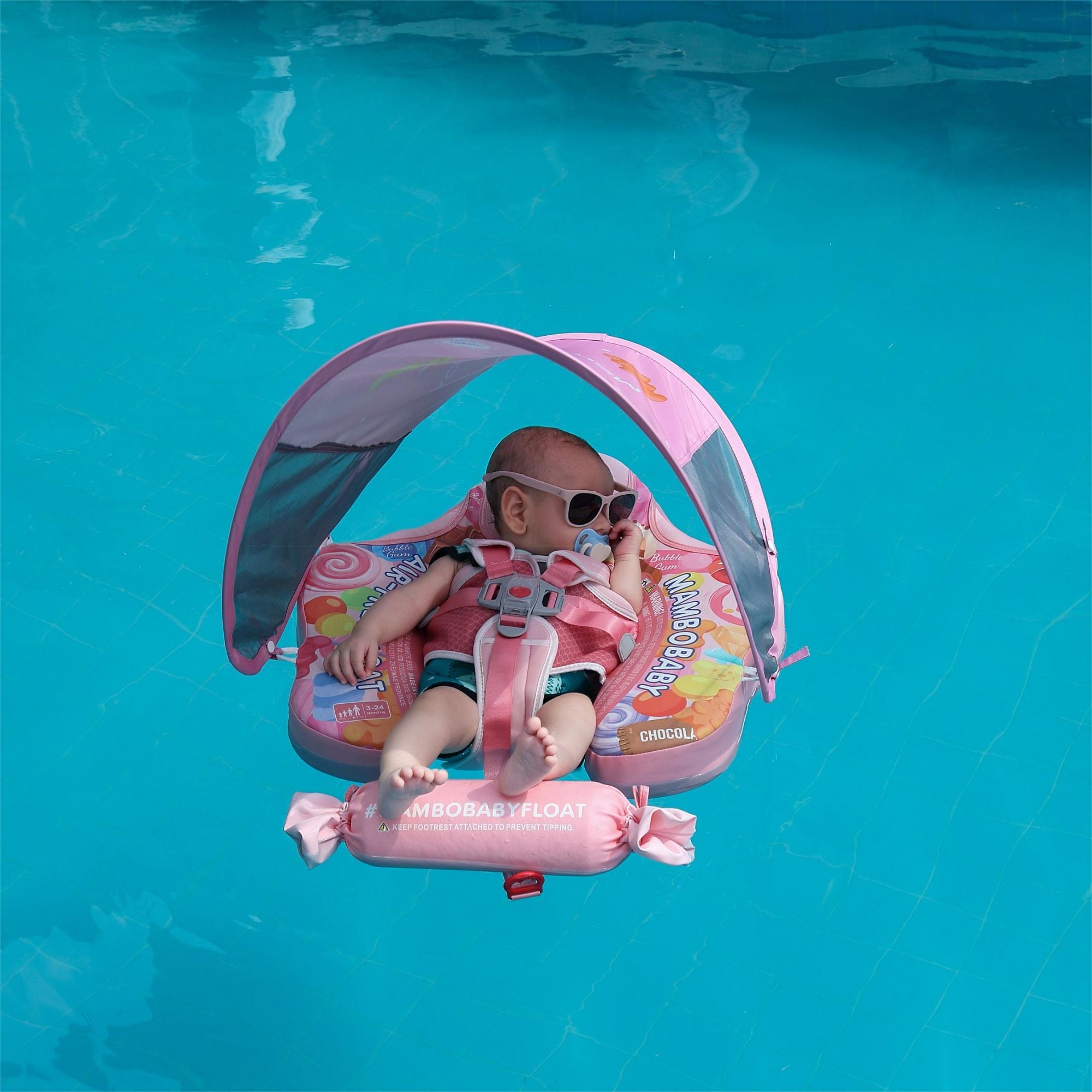 Heccei FoamCore™ Waterproof Deluxe Baby Float - Candy