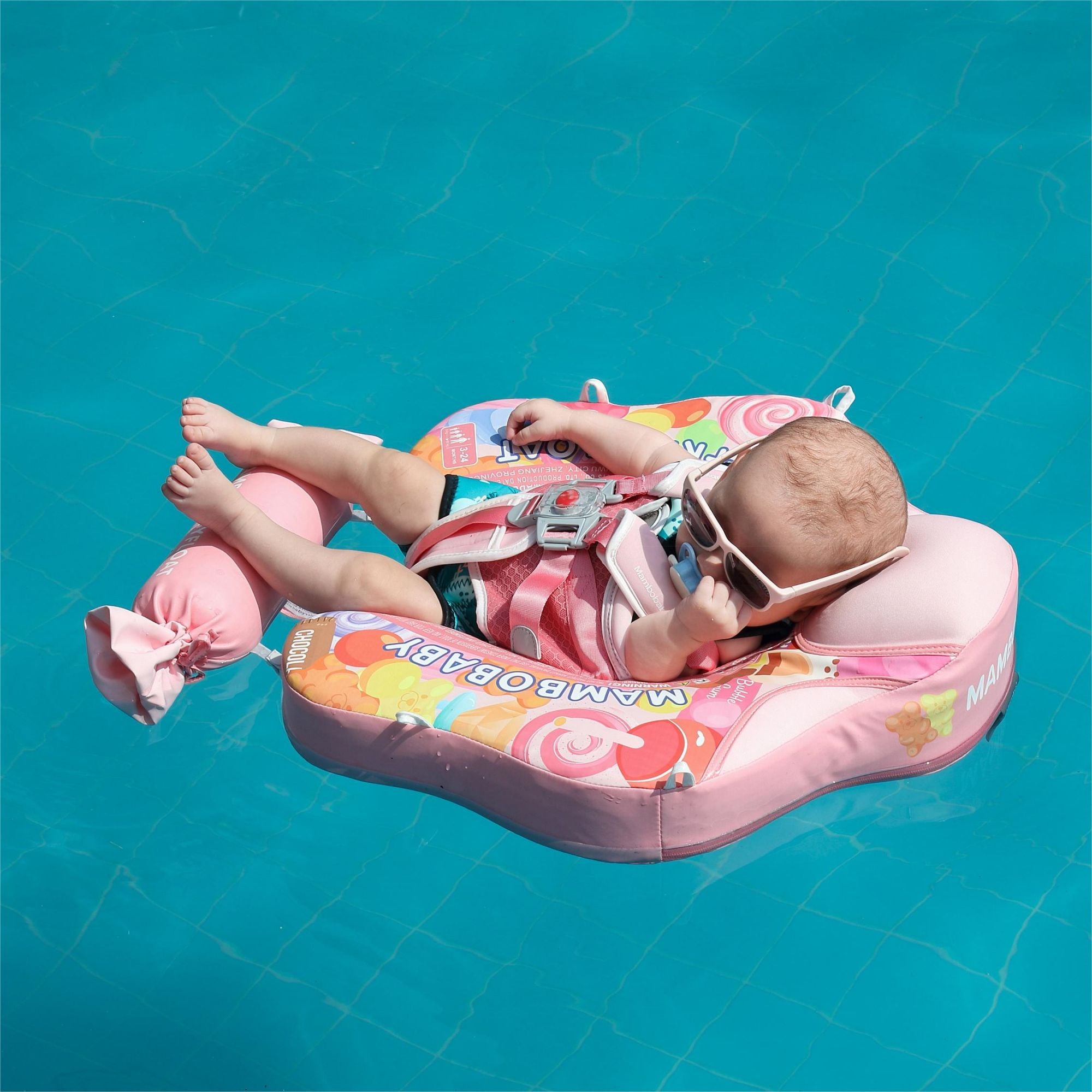 Heccei FoamCore™ Waterproof Deluxe Baby Float - Candy