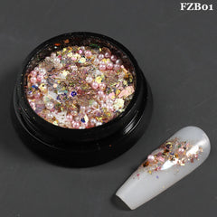 White Chrome Pearl Nail Powder Shimmer Glitter Wedding Bride Nail Design Aurora Rubbing Dust Mirror Effect Fairy Powder GLY459
