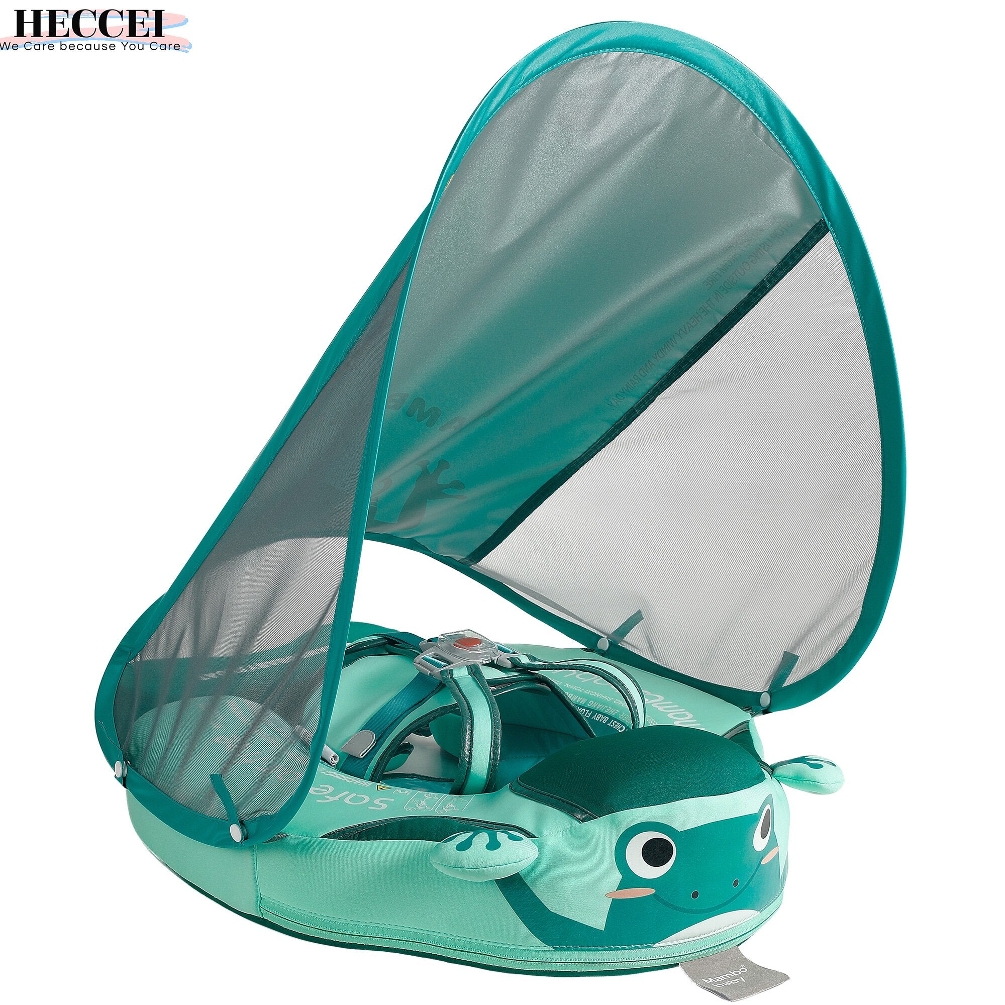 HECCEI Mambobaby Swim Float with Canopy Fruit Edition