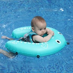 HECCEI Mambobaby Self-Inflating Baby Float with Canopy