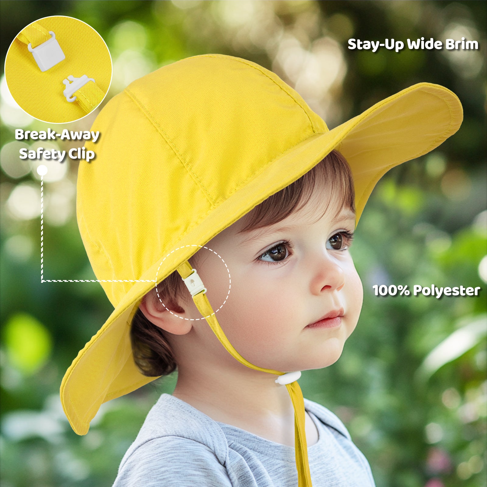 Heccei DryShade WhaleFold™ Baby Sun Hat