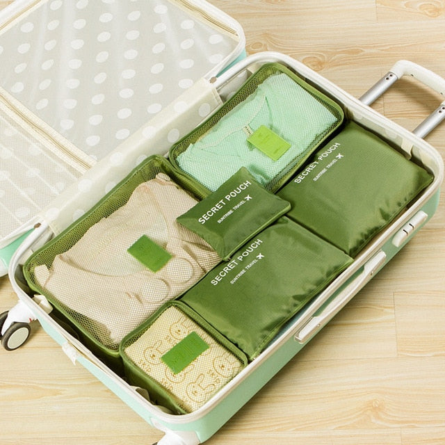 6 PCS Travel Storage Bag Set | Heccei