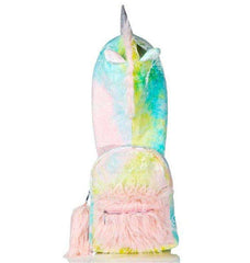 unicorn hooded backpack | Heccei