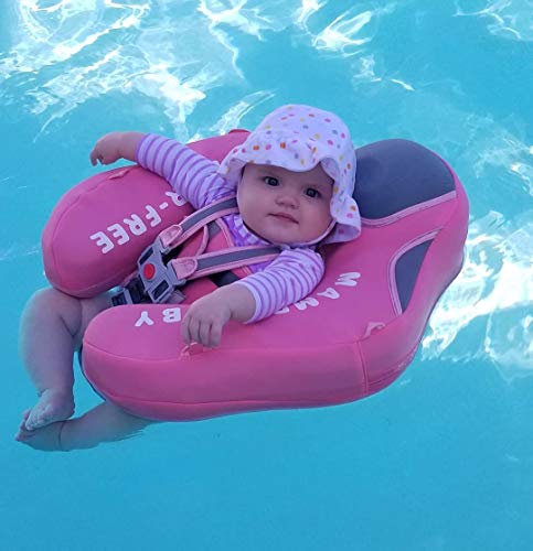 Mambobaby Swim Float with Canopy - Pink (Deluxe Edition) | Heccei