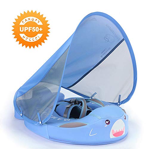 Mambobaby Baby Shark Float with Canopy - Blue | Heccei