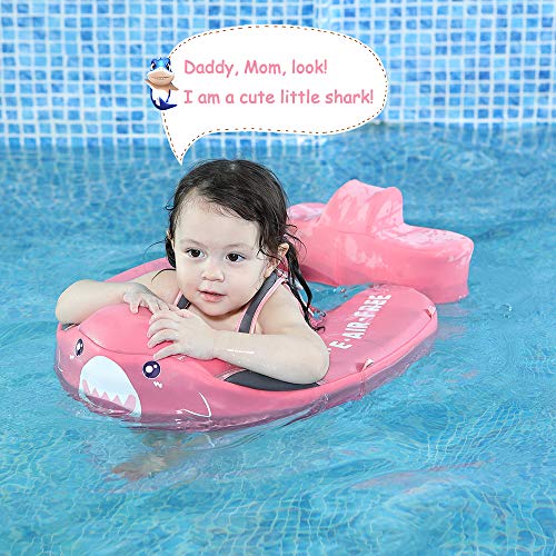 Mambobaby Baby Shark Float with Sun Canopy – Pink (Limited Edition) | Heccei