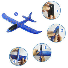 Foam Throwing Airplane Toys 4 Pack | Heccei