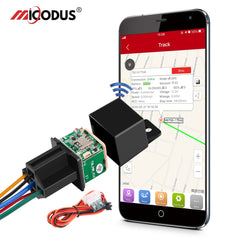 MiCODUS Relay GPS Tracker Car MV730 9-90V Cut Fuel ACC Detect 2G 4G Mini Motorcycle GPS Realtime Track Vibrate Alert FREE APP