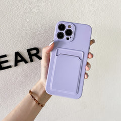 Soft Silicone Phone Case For iPhone 14 11 12 13 Pro Max XR X XS Max 6 6S 7 8 Plus SE 2020 12 Mini 13Pro Wallet Card Holder Cover