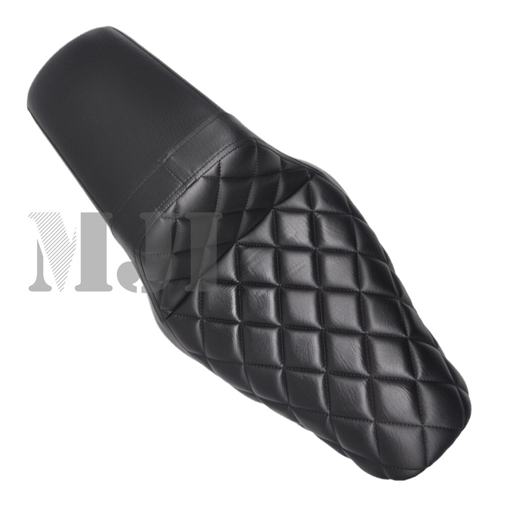 Driver &amp; Passenger 2-Up Seat Basket Weave Driver Passenger Seat Fit  Harley Sportster 883N X48  2014-2021 Motorcycle Accessorie